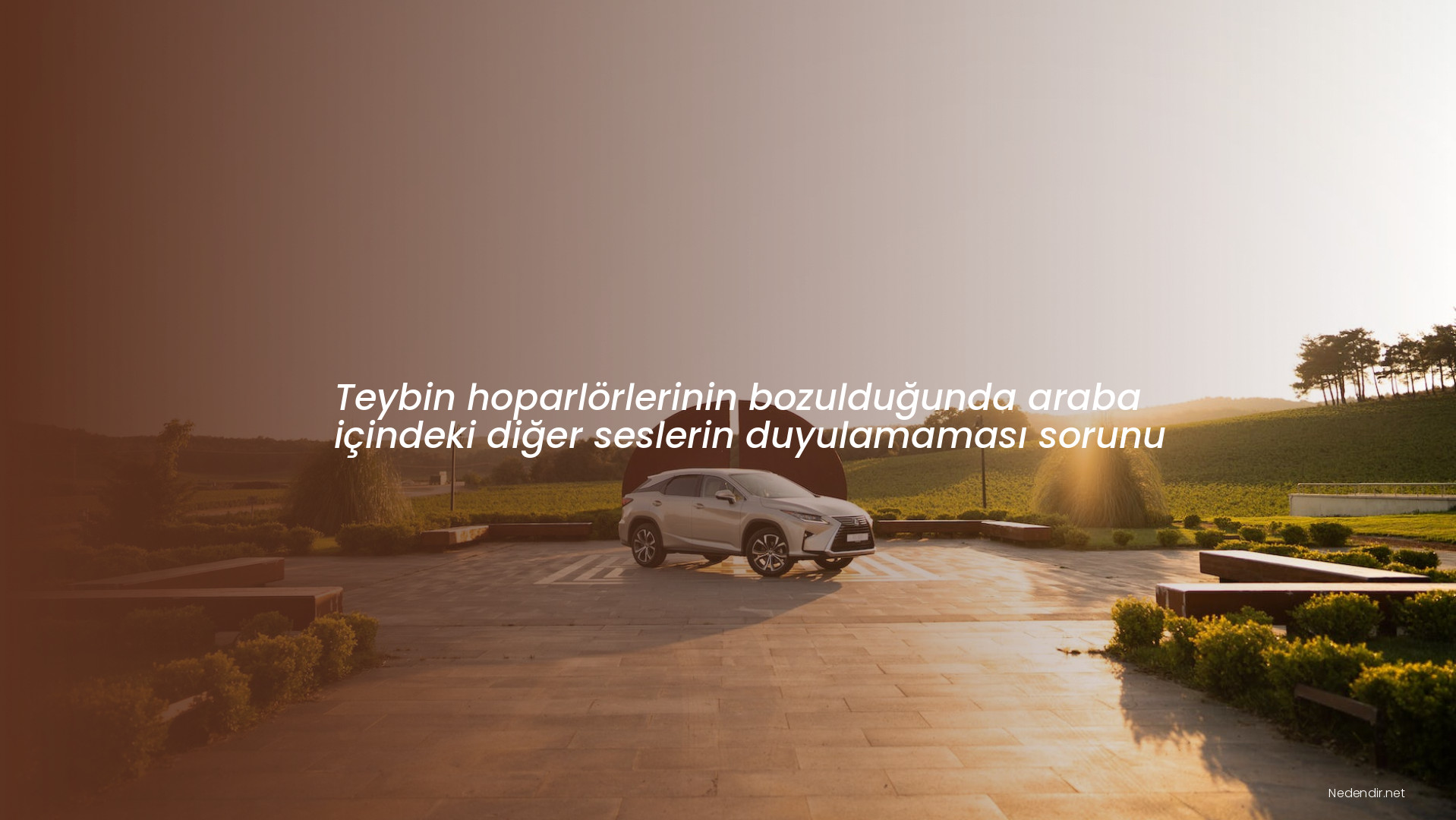 Teybin hoparlörlerinin bozulduğunda araba içindeki diğer seslerin duyulamaması sorunu