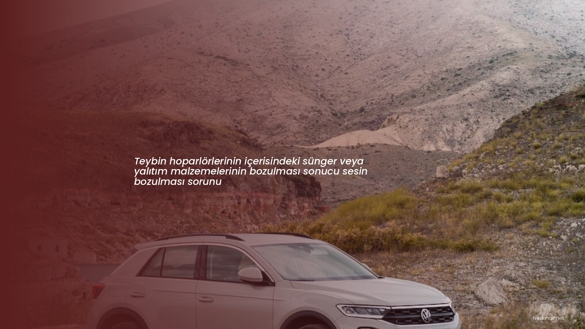 Teybin hoparlörlerinin içerisindeki sünger veya yalıtım malzemelerinin bozulması sonucu sesin bozulması sorunu