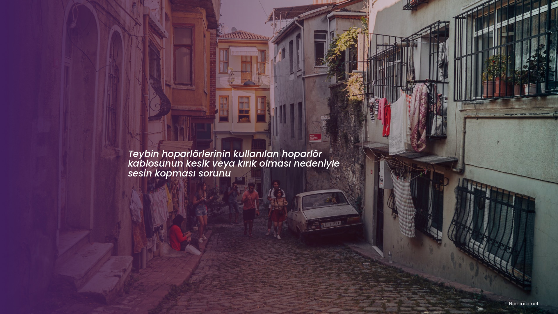 Teybin hoparlörlerinin kullanılan hoparlör kablosunun kesik veya kırık olması nedeniyle sesin kopması sorunu
