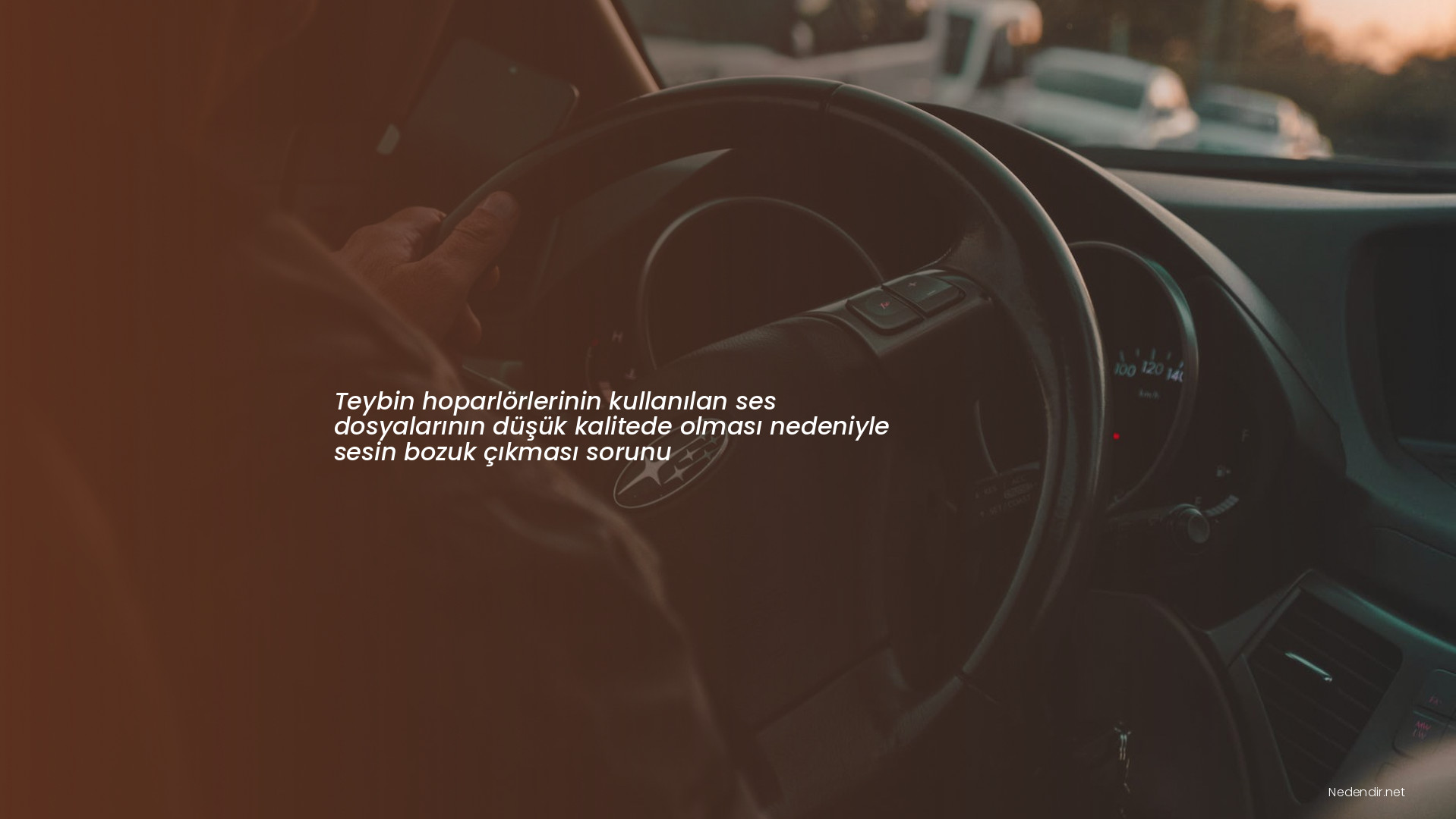 Teybin hoparlörlerinin kullanılan ses dosyalarının düşük kalitede olması nedeniyle sesin bozuk çıkması sorunu