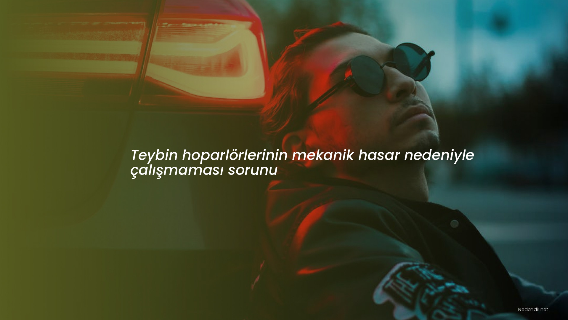 Teybin hoparlörlerinin mekanik hasar nedeniyle çalışmaması sorunu