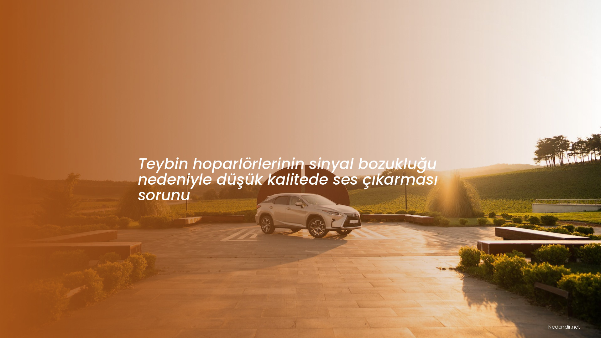 Teybin hoparlörlerinin sinyal bozukluğu nedeniyle düşük kalitede ses çıkarması sorunu