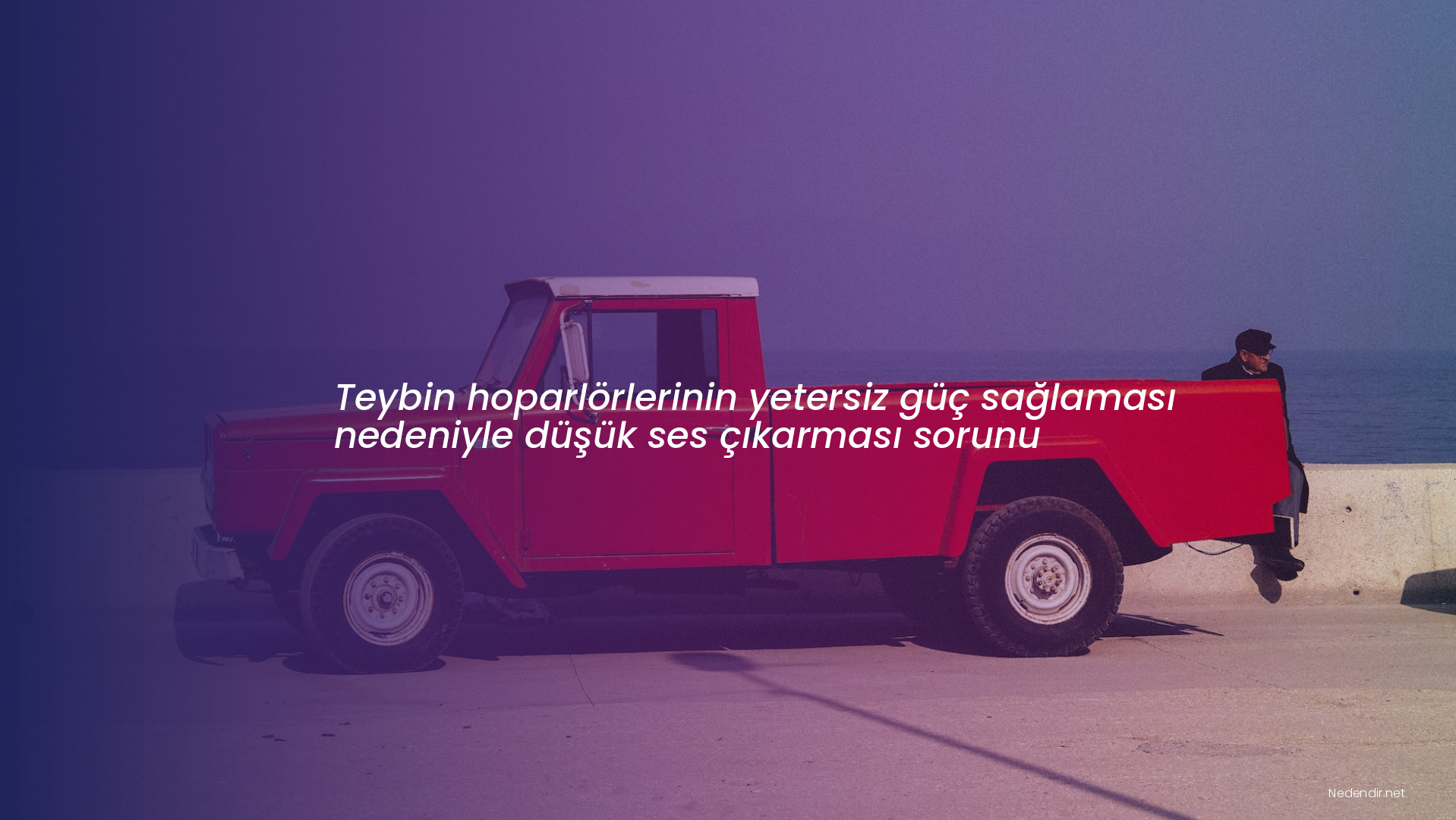 Teybin hoparlörlerinin yetersiz güç sağlaması nedeniyle düşük ses çıkarması sorunu