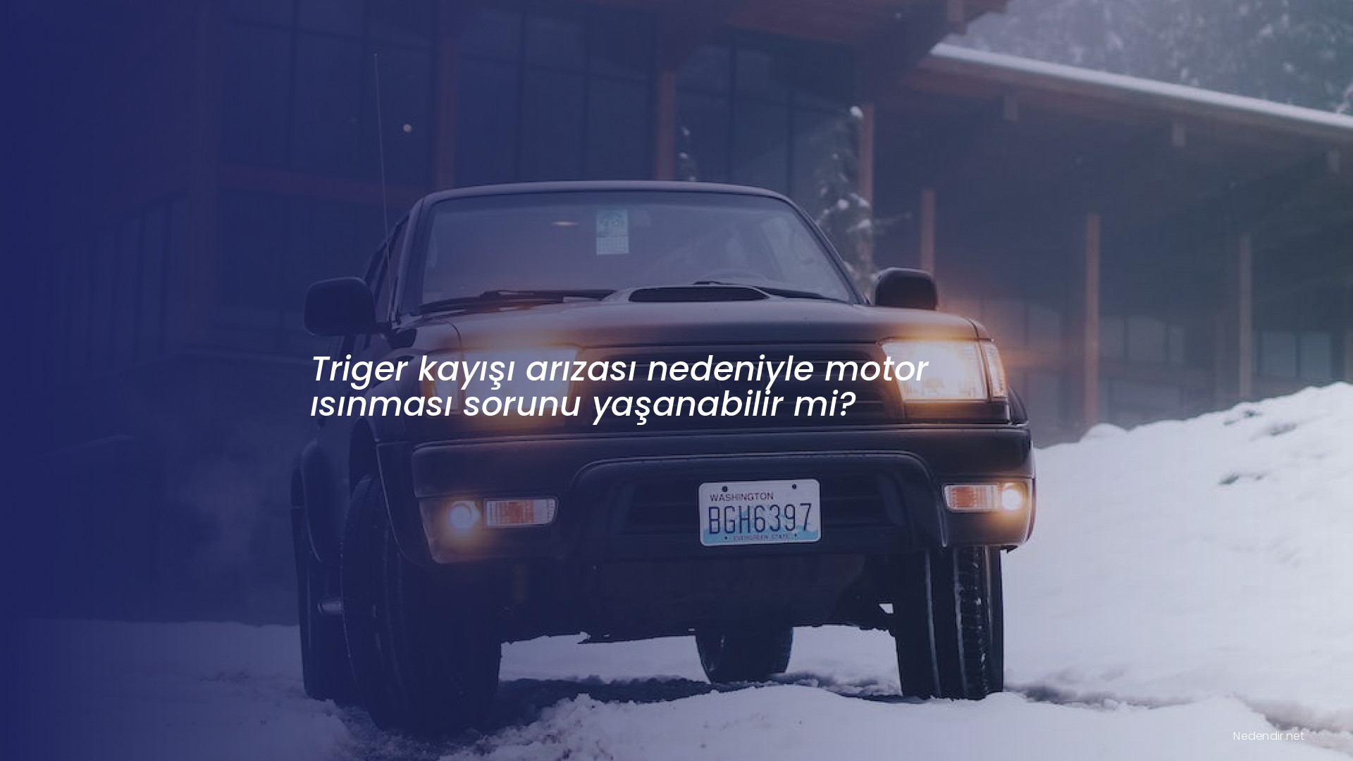 Triger kayışı arızası nedeniyle motor ısınması sorunu yaşanabilir mi?