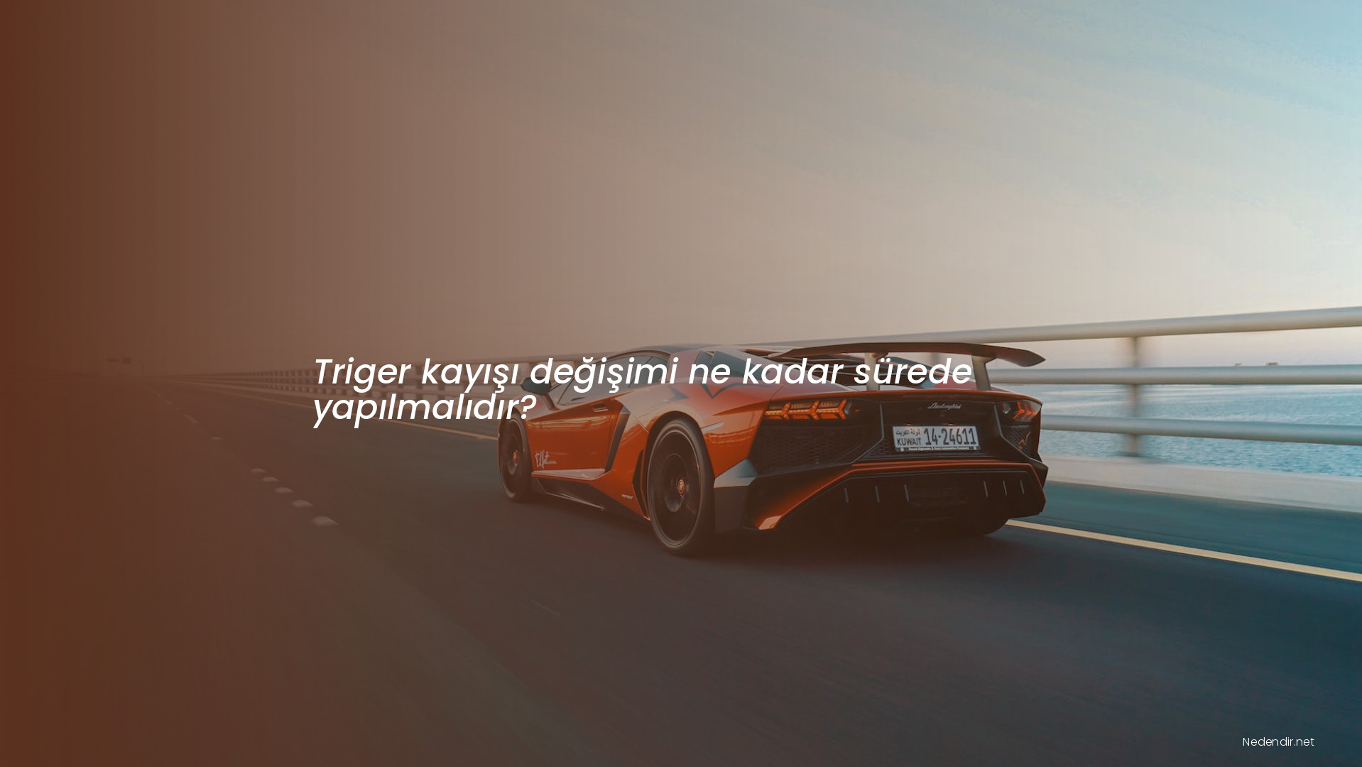Triger kayışı değişimi ne kadar sürede yapılmalıdır?