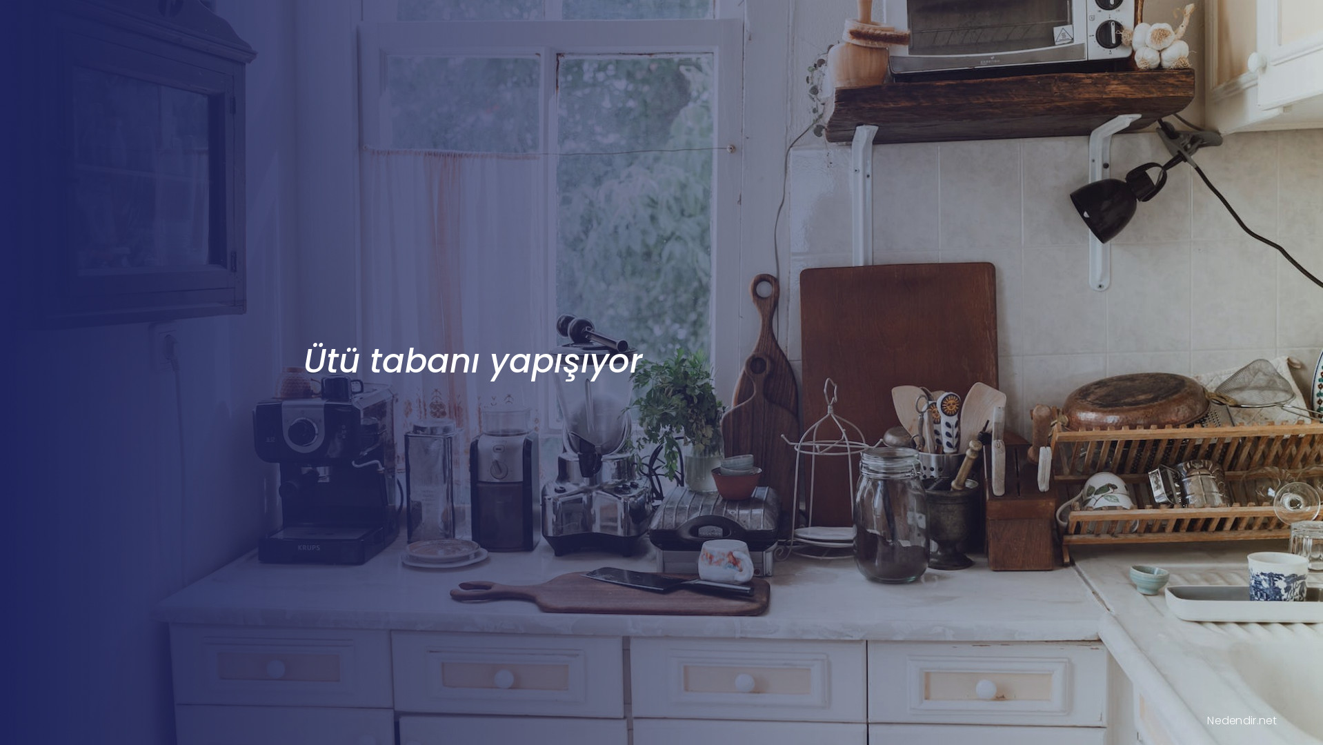 Ütü tabanı yapışıyor