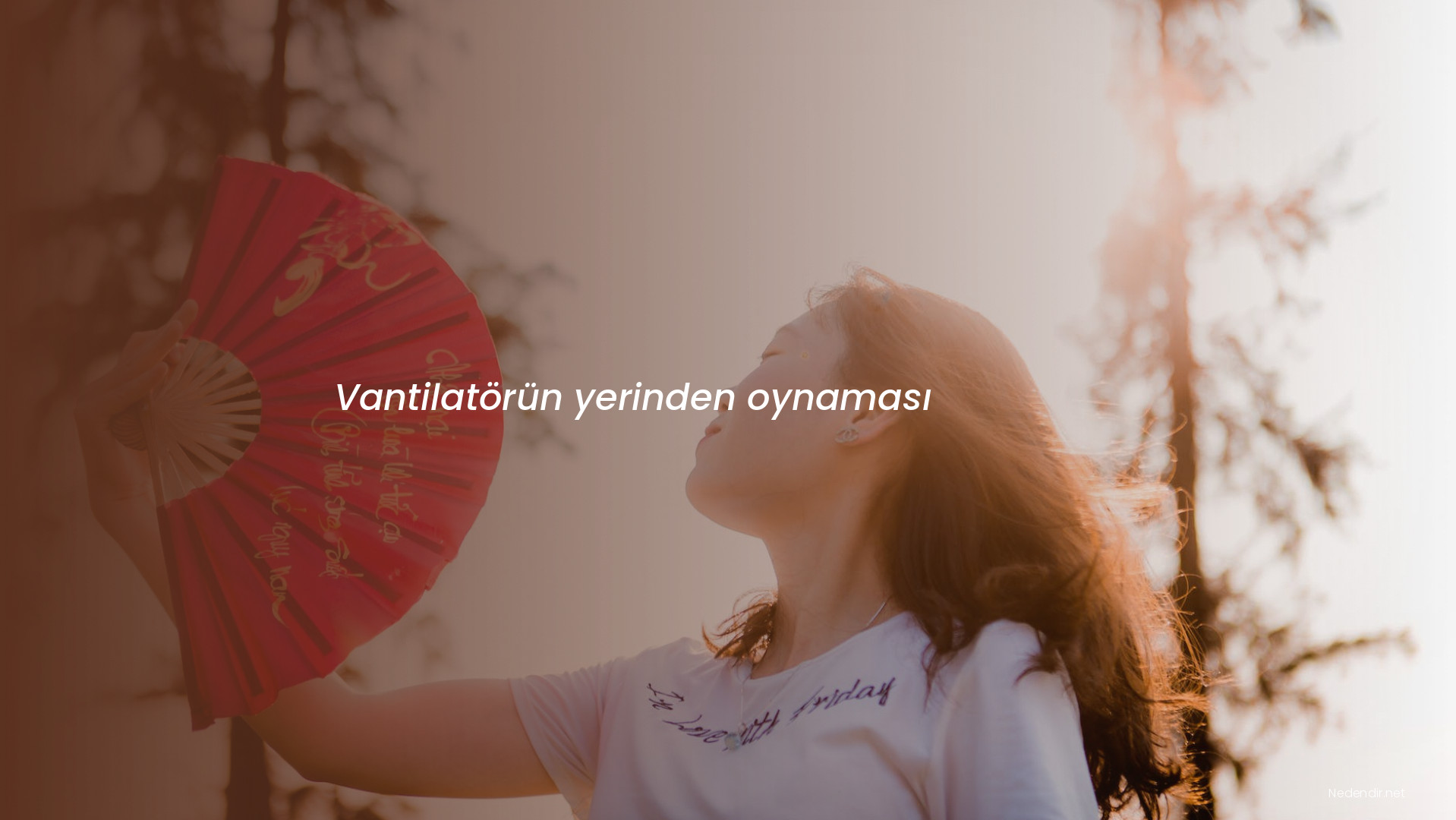 Vantilatörün yerinden oynaması