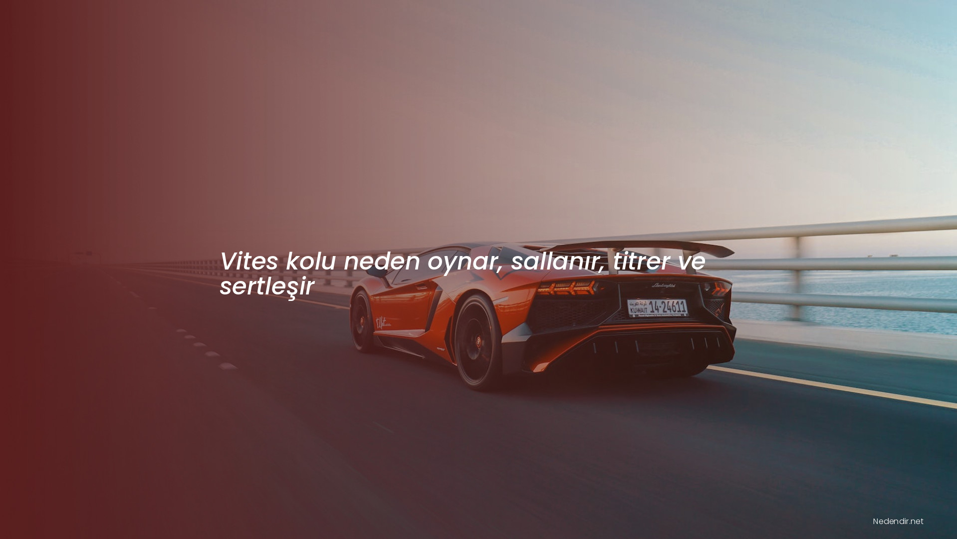 Vites kolu neden oynar, sallanır, titrer ve sertleşir