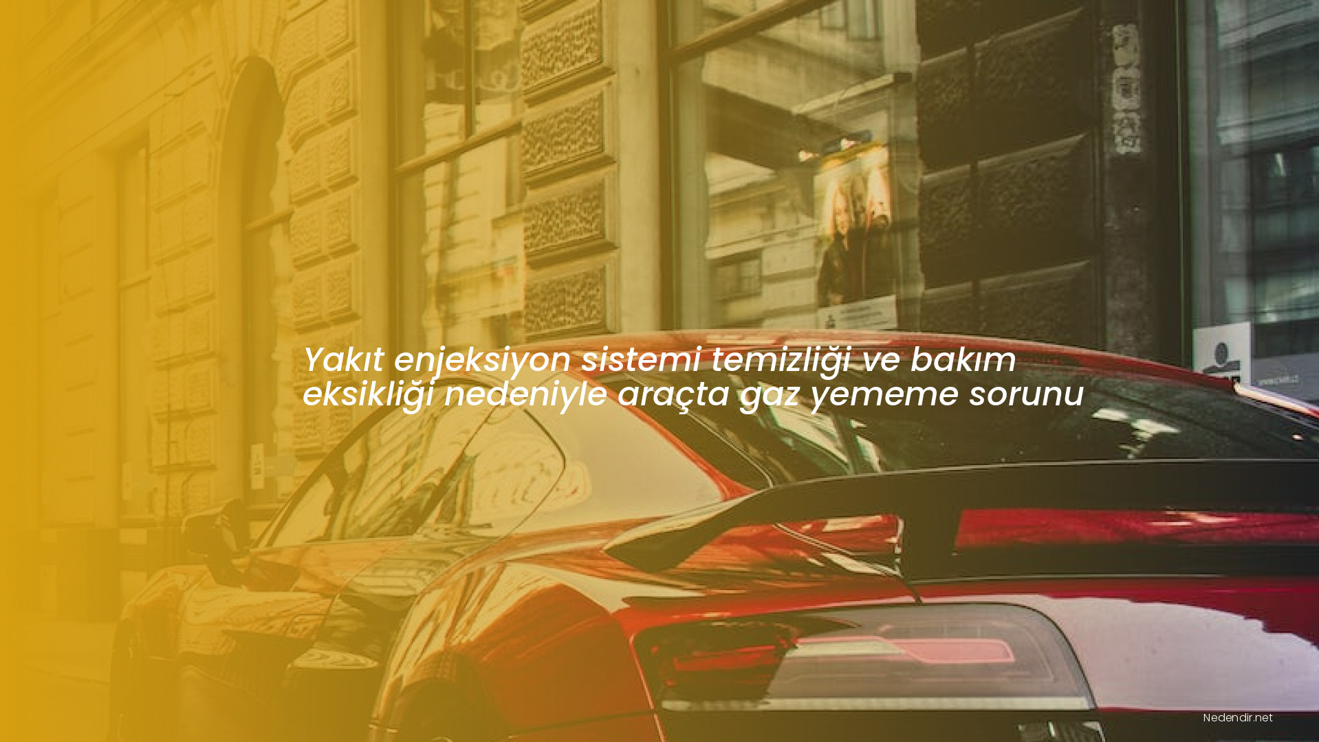 Yakıt enjeksiyon sistemi temizliği ve bakım eksikliği nedeniyle araçta gaz yememe sorunu