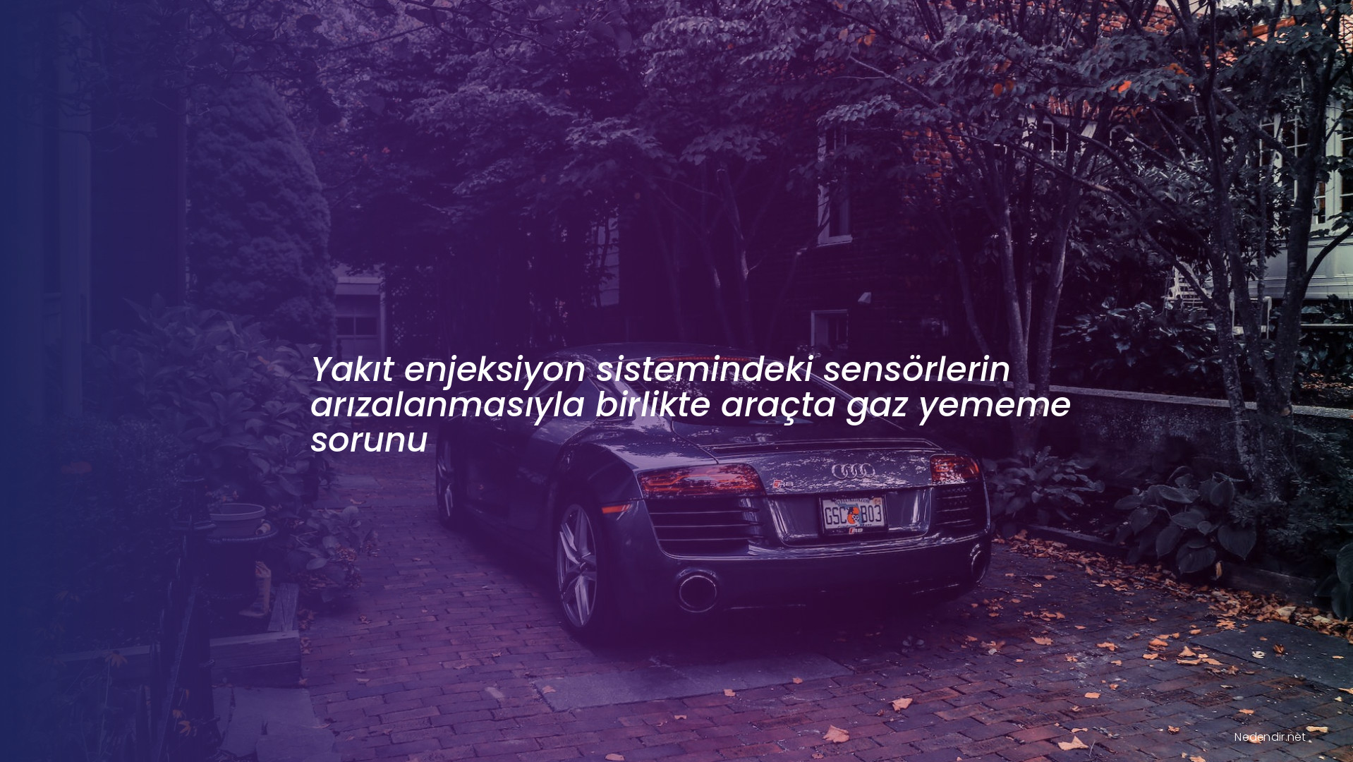 Yakıt enjeksiyon sistemindeki sensörlerin arızalanmasıyla birlikte araçta gaz yememe sorunu