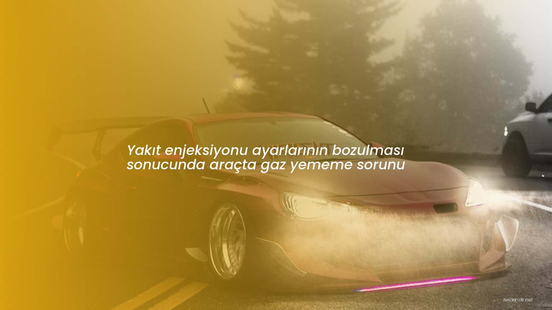 Yakıt enjeksiyonu ayarlarının bozulması sonucunda araçta gaz yememe sorunu