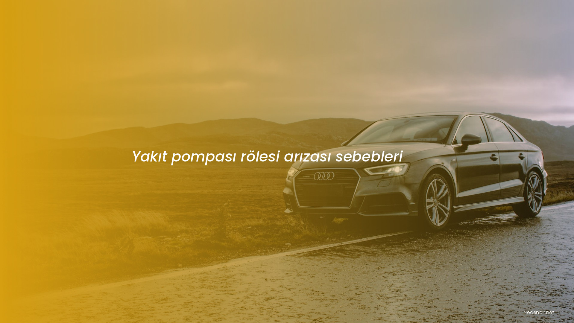 Yakıt pompası rölesi arızası sebebleri