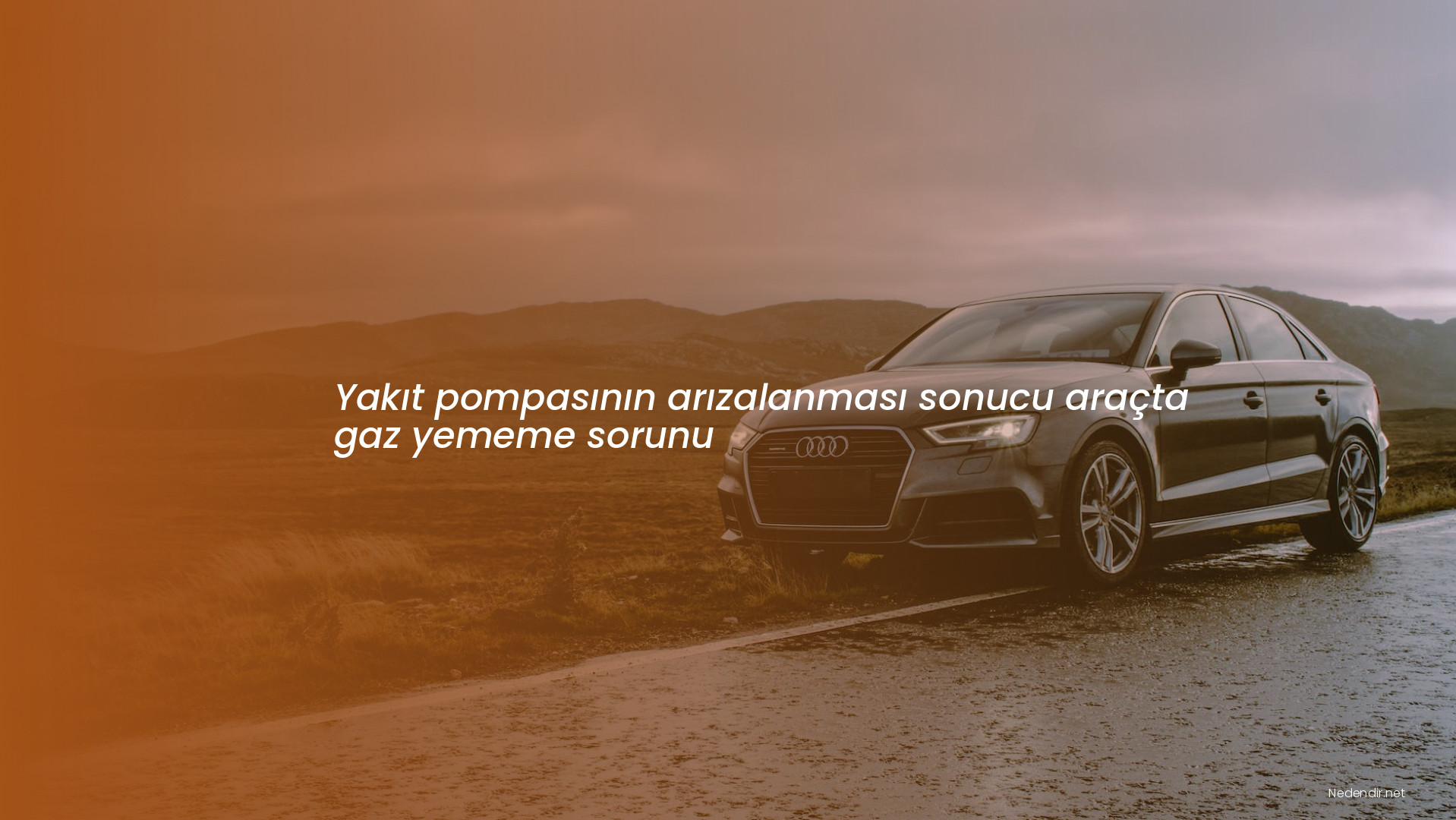 Yakıt pompasının arızalanması sonucu araçta gaz yememe sorunu