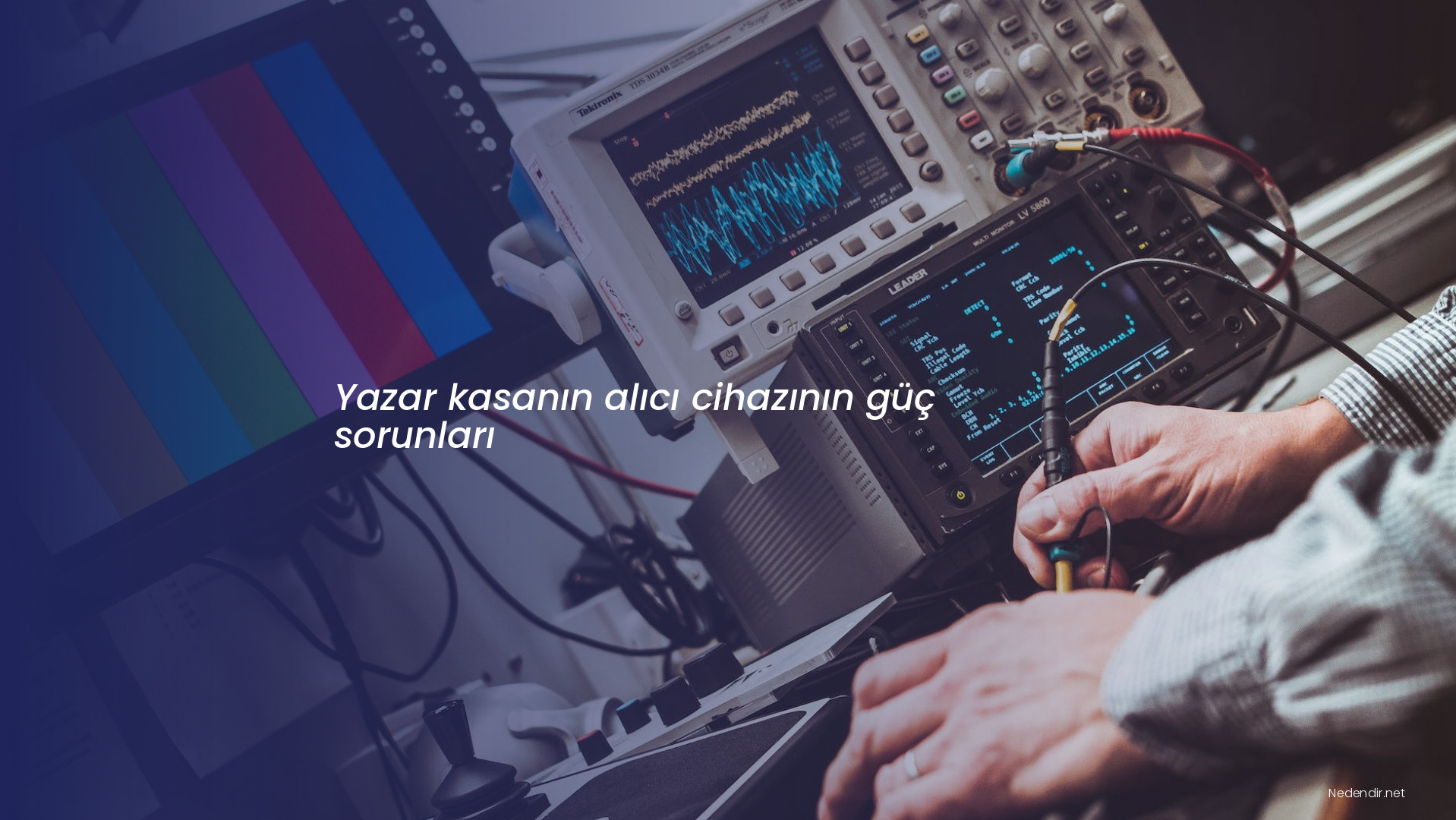 Yazar kasanın alıcı cihazının güç sorunları