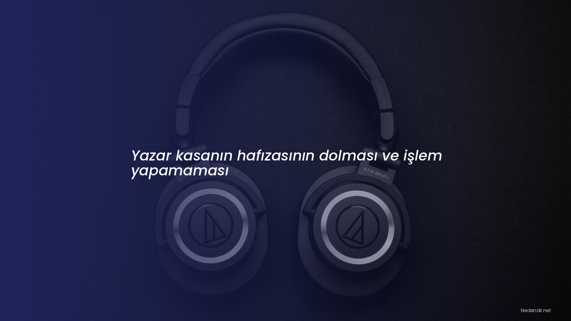 Yazar kasanın hafızasının dolması ve işlem yapamaması